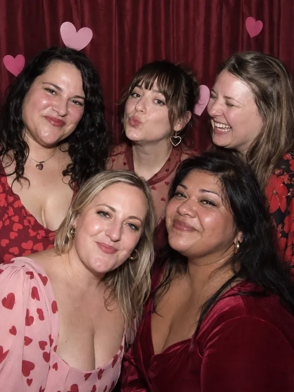 Galentine's party photobooth LA